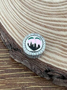 Pandora Atlanta Georgia Peach Bead S925 Silver Charm